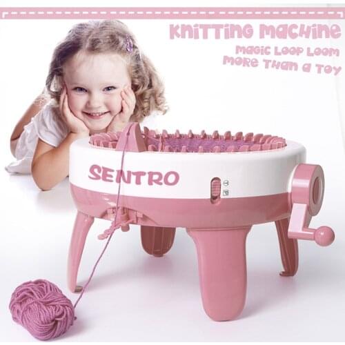 Hand Knitting Machine Weaving Knit Loom for Scraf Hat Children Educational Learning Toy AN88