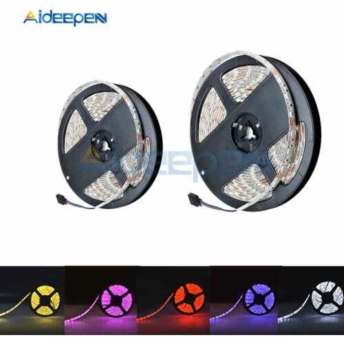 SMD LED Strip Light 5050 5M RGB Lamp Leds Tape DC 12V 300Leds Waterproof Led Strip Light Home TV Car Diy Lamp