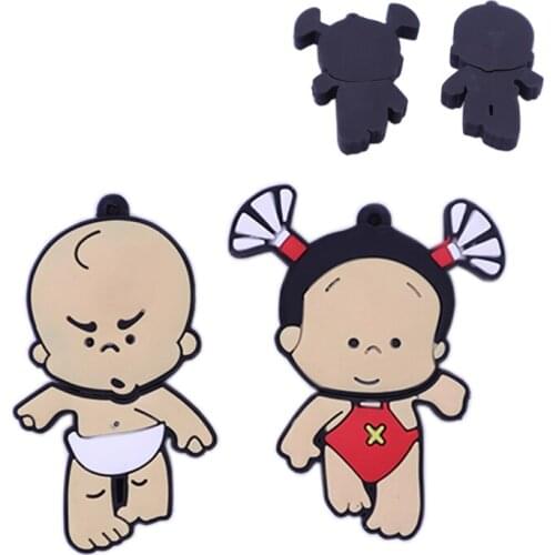 USB stick pendrive 128gb cartoon boy usb flash drive 4gb 8gb 16gb 32gb 64b lovely kids girl memory stick creative pen drive