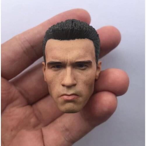 1/6 scale figure doll accessories young T800 Terminator Arnold Schwarzenegger head sculpt for 12" Action figure doll A0052