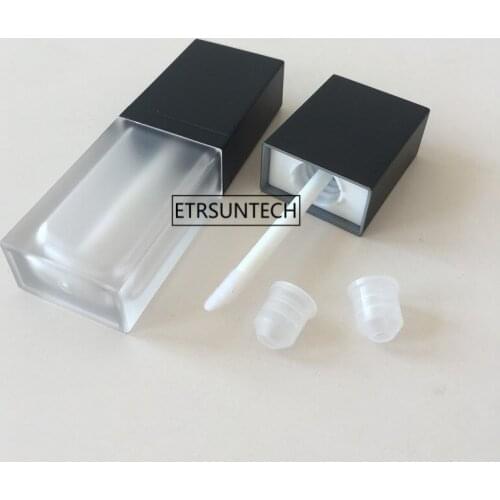 100pcs 8ml Frosted Empty Lip Gloss tube Lip Blam Containers Eyeliner Eyelash Container Mini Lip Gloss Bottle F3638