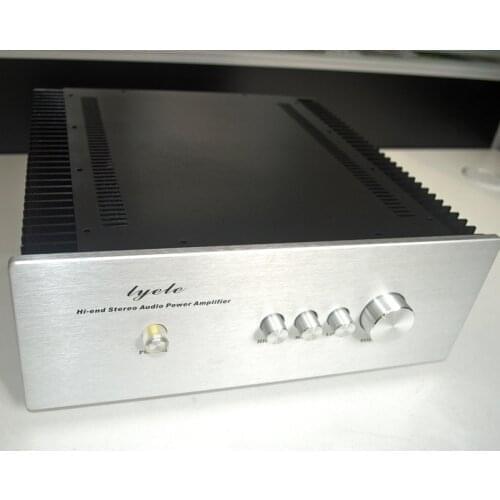 320*308*115MM Q32115 External Cooling Chassis DIY Box Enclosure Power Amplifier Case Small Class A Chassis Shell
