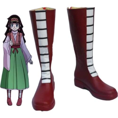 Anime Hunter x Hunter Alluka Zoldyck Aruka Shoes Cosplay Boots
