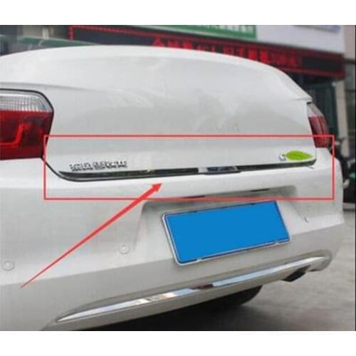 Car accessories stainless steel Trunk trunk luggage trim Car styling fit for Citroen Elysee C-Elysee 1PCS 2014-2018