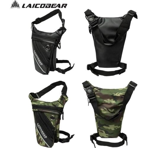 Free Shipping Motorcycle Leg Bag Waist Pack Belt Layers Waterproof Oxford Casual Carbon Fiber Crossbody Bags Mens