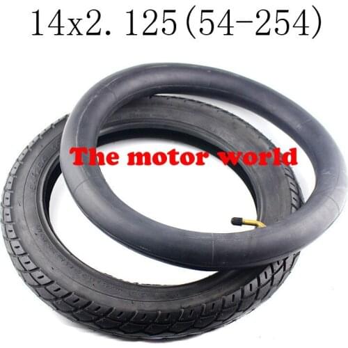 Free Shipping Good Quality Tire 14 X 2.125 / 54-254 Fits Many Gas Electric Scooters and E-Bike 14X2.125 Gas Scooter