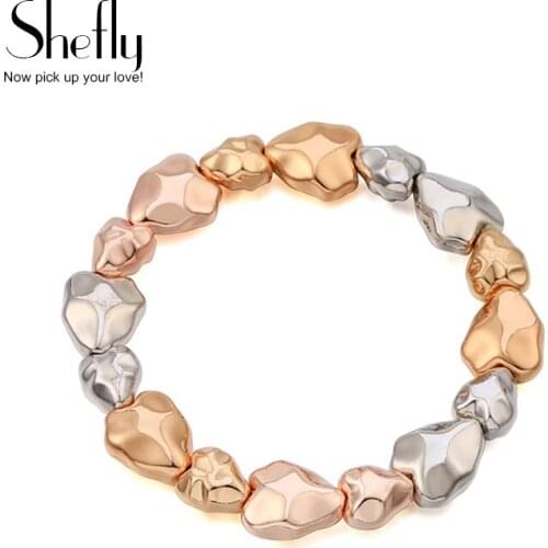 Couple Strand Bracelet For Women Men Friendship Fashion Jewelry Metal Beads Adjustable Bracelets Bangles Vintage Hollywood Boho