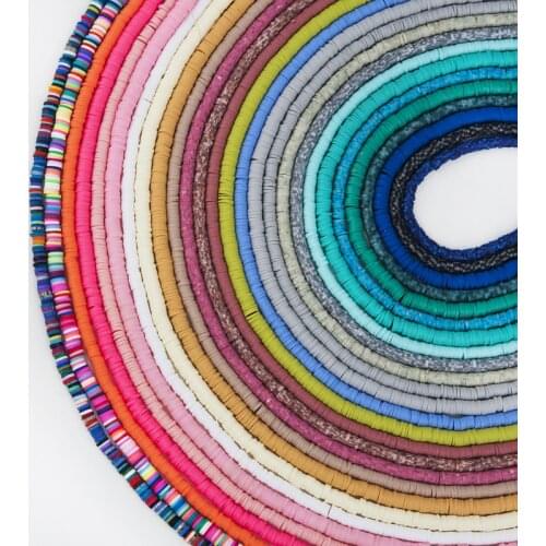 DoreenBeads Polymer Clay Katsuki Beads Round White 6mm Dia, Hole: Approx 1.8mm, 41cm long, 3 Strands (Approx 330 PCs/Strand)