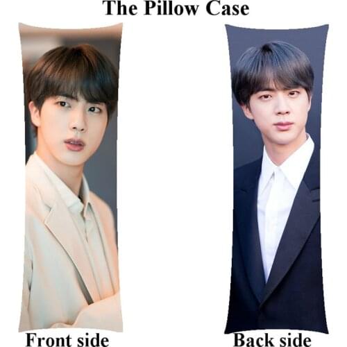 New home woman JungKook Pillowcase 150cmx50cm Jin home girl long body pillow cover case Custom birthday