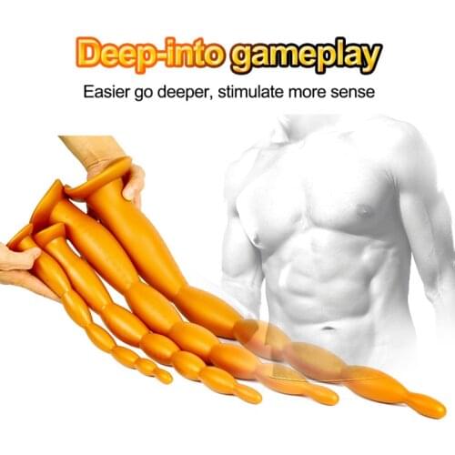 Long Erotic Dildo Sexshop Adult Sextoy For Couple Strapon Jouet Sexuel Lesbian Prostate Massager Bead Penis Consolador Anal Gode