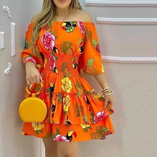 Летние платья с открытыми плечами EACHIN China At AliExpress