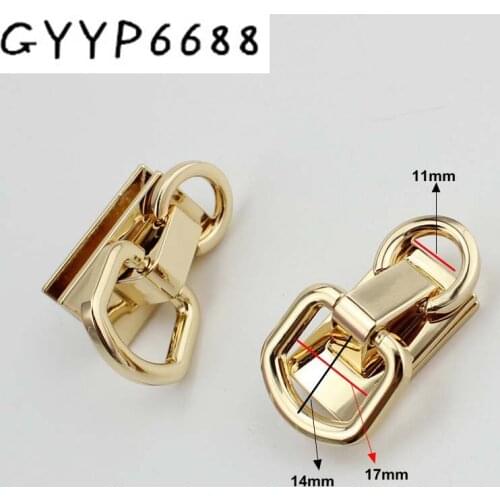20pcs Luggage hardware accessories on both sides of the bag on the screw D ring female package metal parts Hanger Connector