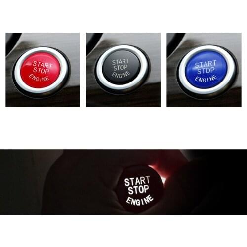 Car Engine Start Stop Switch Button Replace Cover Accessories Key Decor For BMW F10 F11 F18 F01 F02
