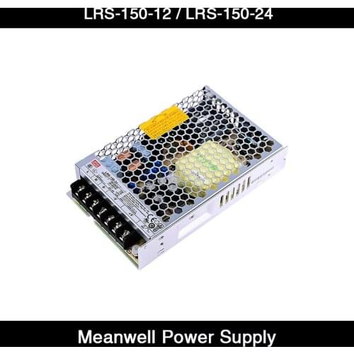 HD Meanwell LRS-150-12 / 24 Single Switching Power Supply 110V/220V AC to 12V 12.5A / 24V 6.5A for LED Display