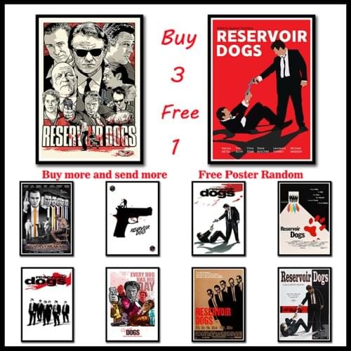 Reservoir Dog Classic Movie Coated paper Posters Wall Pictures Living Room Decoration Home Decor Frameless