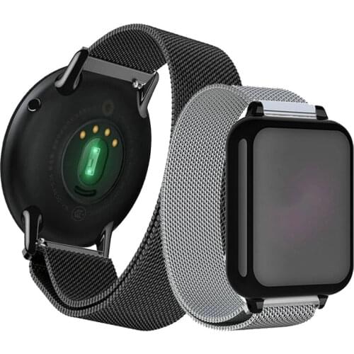 Milanese Wrist Strap For Xiaomi Huami Amazfit Bip S lite U Neo POP GTS GTR 2 42/47mm Pace Stratos + 3 Mi Watch Color Mijia band