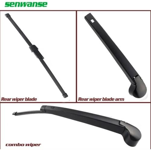 Senwanse Rear Wiper Blade and arm For VW Volkswagen Caddy 2003-2016 windshield windscreen wiper blade