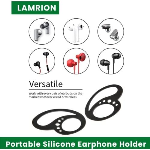 Silicone Earphone Holder Ear Hook for Airpods Compatible Airpods Pro Headphone Earbuds for Outdoor Indoor Gym Sports Running