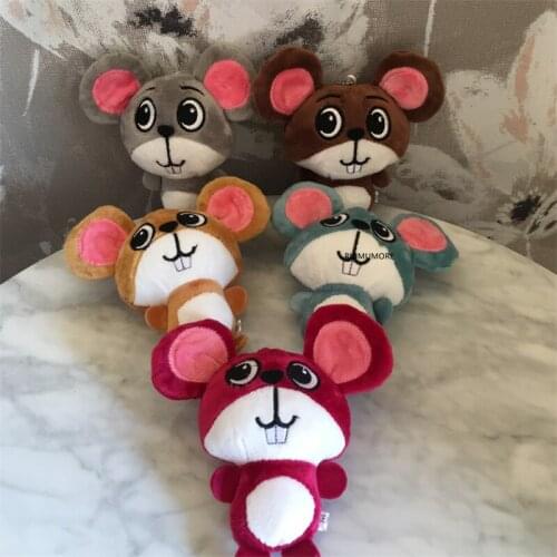 Mix Colors 20PCS 11CM Plush Stuffed TOY DOLL - Keyring DOLL Pendant TOY