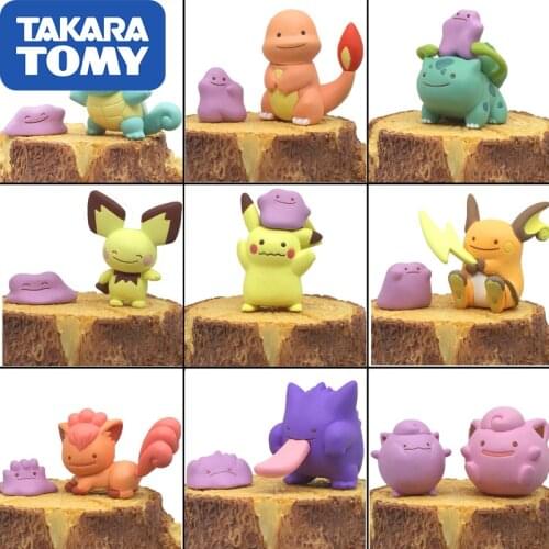 TOMY Pokemon Go Elf PC Ditto Cute Doll Figure Collections For Children Gifts