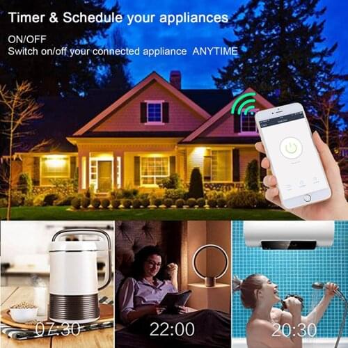 Smart Plug Wireless Plug Work Smart Outlet WiFi Socket Remote Control Smart Socket For Cell Phone ND998