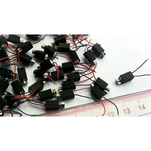 30pcs/lot Low power 4mm x 8mm Vibration Pager Vibrating Vibrator Motor for cell phone ,toys,robot DIY