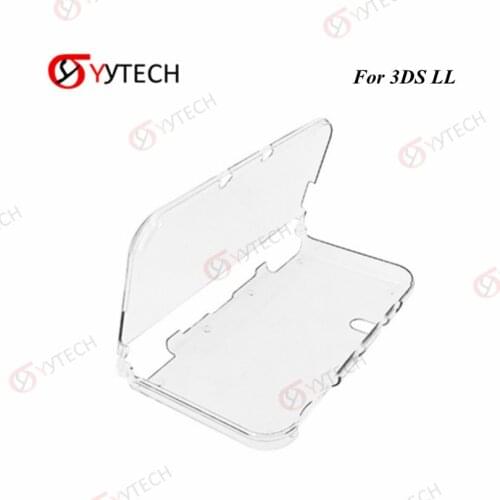YYTECH Plastic Clear Crystal Conjoined Protective Shell Transparent Skin Case Cover For Nintendo New 3DS LL XL Console