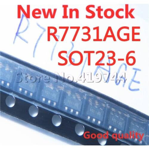 10PCS/LOT Quality 100% R7731AGE R7731A R7731 SOT-23-6 (Silk screen DP= IDP=) Power management chip In Stock New Original
