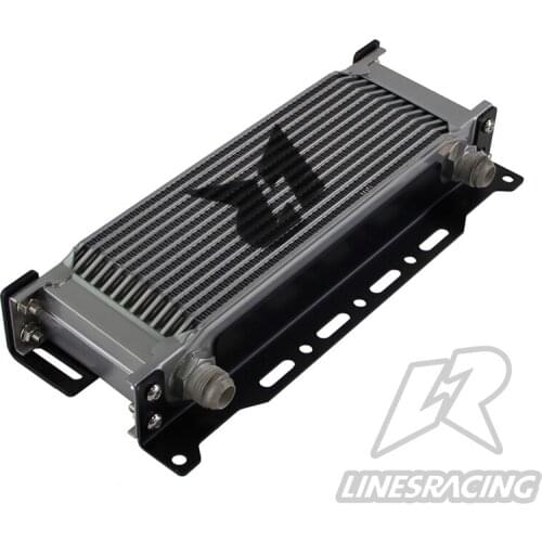 13 Row Engine Stacked Plate Oil Cooler Aluminium AN10 Universal+Mounting Bracket