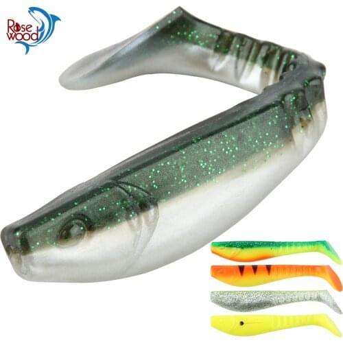19g/5" shad fishing bait soft plastic T-tail Wobblers fishing lures pesca outdoor Attractant Artificial Bait 2pcs/lot