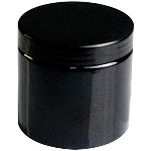 20pcs 200g Black Empty Travel Skin Care Cream Plastic Container,Cosmetic Cream Jars For Personal Care,black Bottles Pot Canning