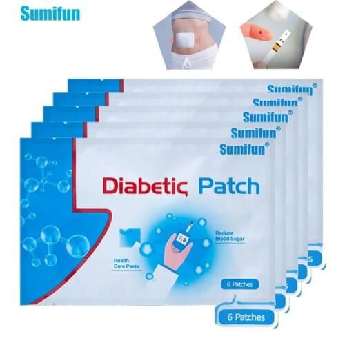 Sumifun 5Bags Diabetic Patch Reduce Blood Sugar Glucose Chinese Herbal Medical Plaster