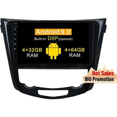 10.2" Android 9.0 Car GPS Radio for Nissan X-Trail Qashqai J10 J11 2014 2015 2016 2017 Stereo Multimedia Navigation BT head unit