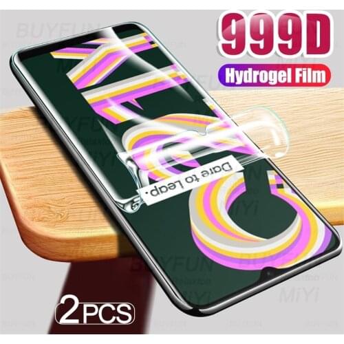 2PCS 999D Hydrogel Film Screen Protectors Not Glass For Realme C21Y Realmy Realmi Relme C21 Y C 21Y 2021 6.5'' Protective Film