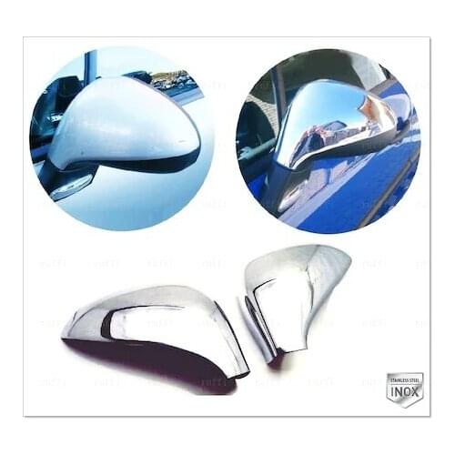 For Peugeot 308 Chrome Side Mirror Cover 2 prç. 2007-2013 inter Stainless Steel Chromium Styling Accessories Modified