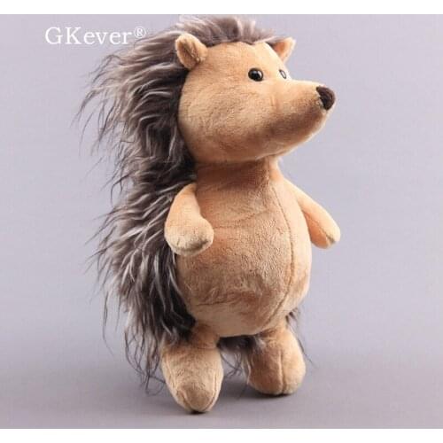 27cm Lovely Soft Hedgehog Animal Doll Cartoon Anime Hedgehog Stuffed Plush Toy baby kids Pillow Soft Sleeping toys Best Gift