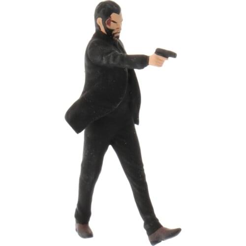 1/64 Hollywood Series John Wick Movie People Figurine Model Train Diorama Layout Scenario Miniature