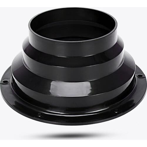 100-150mm ABS Round Pipe Flange Ventilation Connector Adapter Duct Fan Connector Kitchen Air Vent Exhaust Hood