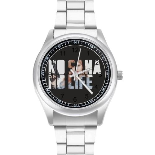 Kpop Quartz Watch Design Modern Wrist Watch Stainless Woman Fishing Design Wristwatch