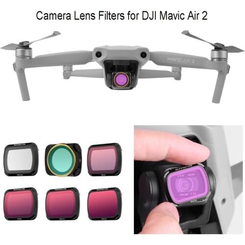 Mavic Air 2 Lens Filter MCUV CPL ND/PL Filters Air 2 Drone Camera ND16 ND32 ND4-PL ND8-PL Filter for DJI Mavic Air 2 Accessories