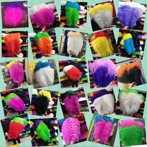 27 Colors Wholesale 50/100pcs "Thick Stem" Male Ostrich Feathers 70-75 CM/28-30 Inch Home Wedding Craft Making Decoration