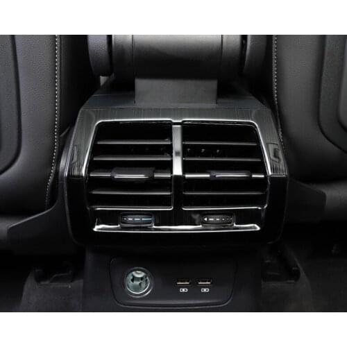 Fit for Audi 2019 new Q3 rear air conditioning air outlet frame interior modification special anti-kick patch