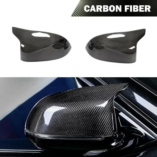 Fit For BMW F95 F96 F97 F98 X3M X4M X5M Car Accessories Carbon Fiber Side Mirror Cover Cap Replace Style