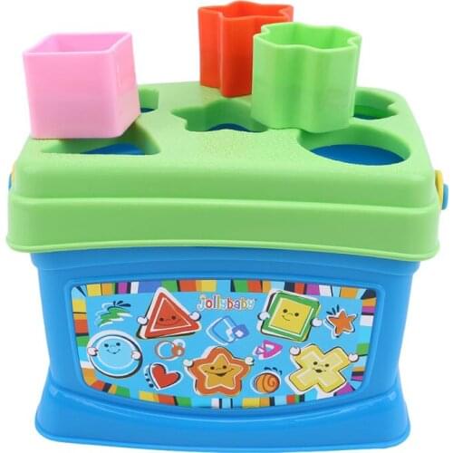 Early Educational Geometry Digital House Building Blocks Shape Matching Children Educational Toy Gift Porous Bricks Plastic Toy