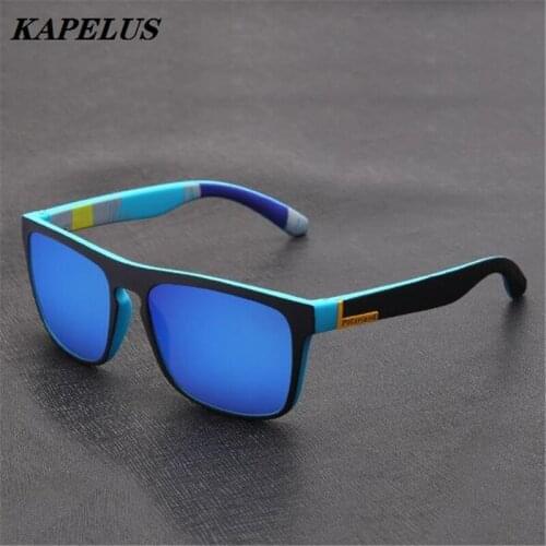 2021 new launch sunglasses Brand sunglasses luxury Sky blue coating color mirror Man polarizer