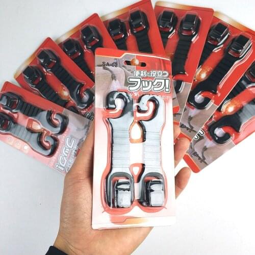 Auto Partner Universal Car Seat Back Flexible Hook Cargo Bag Holder Auto Useful Goods Easy Removable Or Install