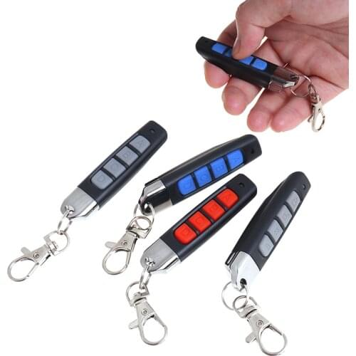433MHZ 4 Buttons Clone Remote Control Wireless Transmitter Garage Gate Door Electric Copy Controller Anti-theft Lock Key