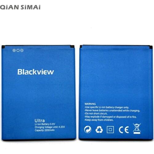 QiAN SiMAi high quality Ultra A6 2200mAh battery for Blackview Ultra A6 Mobile Phone +Tracking Code