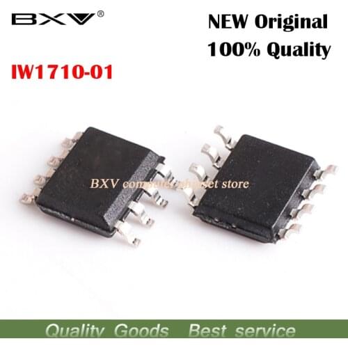 Free shipping 10pcs/lot 1710-01 IW1710-01 SOP8 LED driver IC chip SMD new original