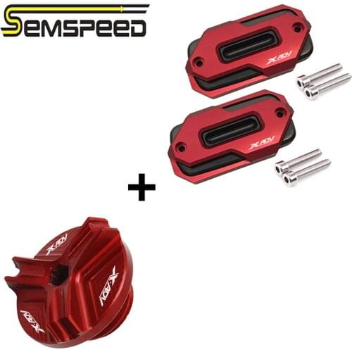 For Honda XADV X-ADV 750 x adv 2017 2018 2019 Motorcycle Engine Oil Filter Cup Fuel Cover Brake Fluid Oil Reservoir Cap Cover